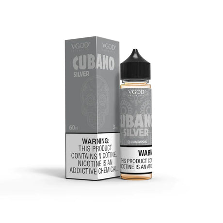  VGOD Cubano Silver Nic Salt 30ml (50mg) – cigar tobacco with
vanilla custard and honey flavor