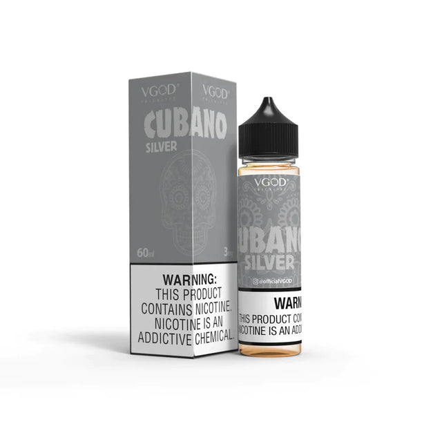  VGOD Cubano Silver Nic Salt 30ml (50mg) – cigar tobacco with
vanilla custard and honey flavor