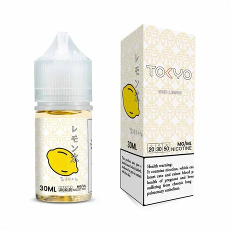 Tokyo Iced Lemon 30mg SaltNic – chilled lemon citrus flavored eliquid 30ml