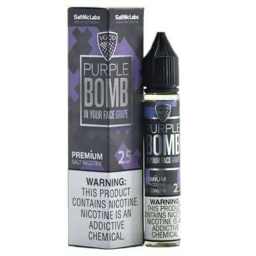 VGOD Purple Bomb 50mg 30ml – strong grape candy nic salt eliquid