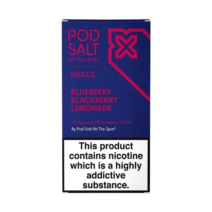Pod Salt Nexus Blueberry Blackberry Lemonade – 3500 Puff Disposable (2% Nic)