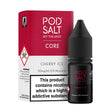 Pod Salt Cherry Ice 20mg Nic Salt E-Liquid – sweet dark cherry
flavor with icy menthol twist