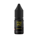 Pod Salt Banana Ice 20mg Nic Salt E-Liquid – banana popsicle
flavor with menthol coolness
