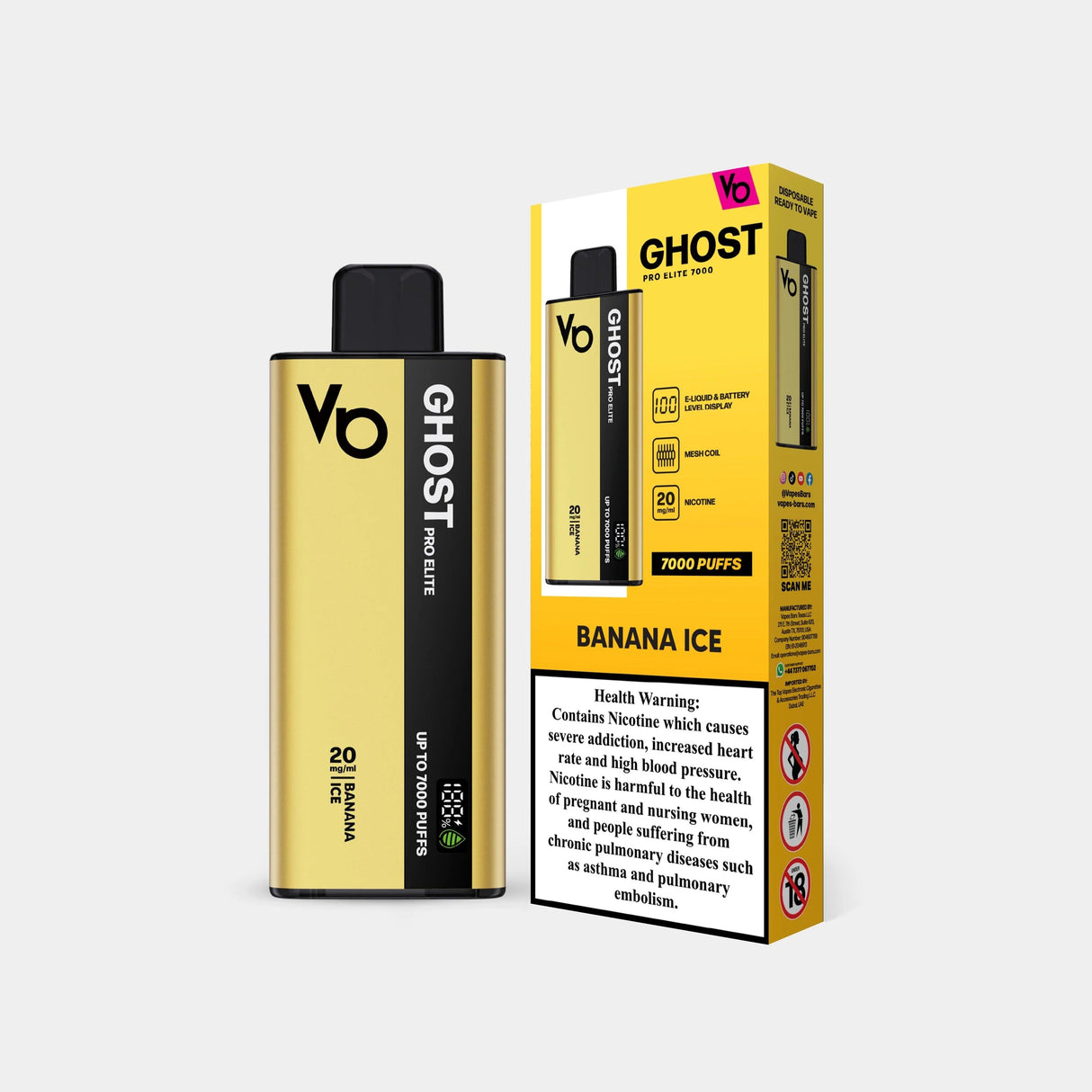 GHOST - PRO BANANA ICE