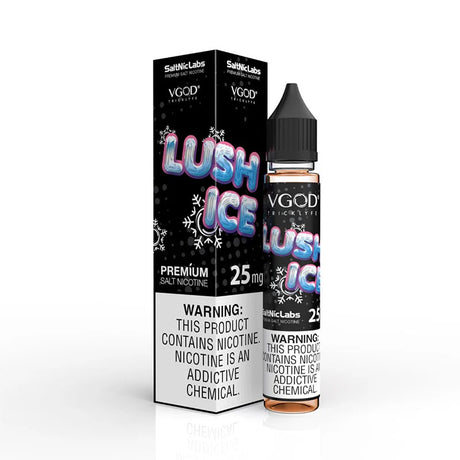  VGOD Lush Ice 25mg Nic Salt 30ml – sweet watermelon with icy
menthol e-liquid