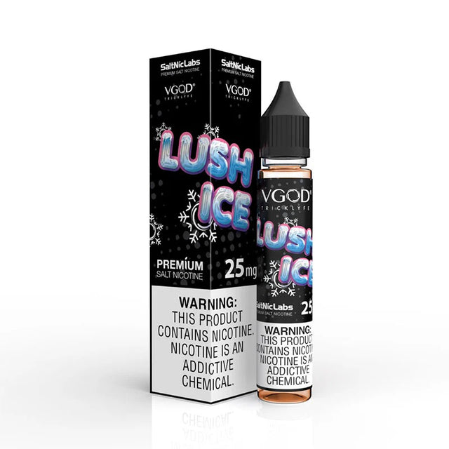  VGOD Lush Ice 25mg Nic Salt 30ml – sweet watermelon with icy
menthol e-liquid