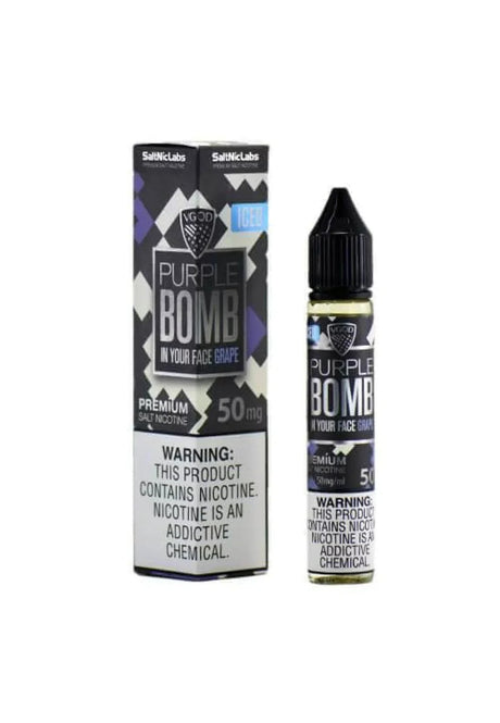VGOD Purple Bomb 50mg 30ml – strong grape candy nic salt eliquid